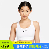 耐克NIKE运动内衣女中度支撑MED SPT BRA运动内衣DX6822-100白L