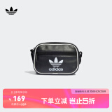 adidas adicolor实用迷你运动斜挎单肩包男女阿迪达斯官方三叶草 黑色 NS