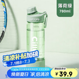 希乐Tritan大容量塑料水杯男女士健身吸管杯学生运动水杯便携随手杯子