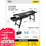 原始人烧烤架户外烧烤炉家用碳烤炉3-7人便携式木炭烧烤架子 升级烤炉+3件套