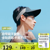 蕉下（beneunder）帽子男防晒帽遮阳帽运动吸汗网球帽空顶帽DS567深蓝灰