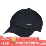 耐克NIKE运动配饰男女太阳帽棒球帽CLUB CAP帽子FB5372-010黑L/XL