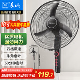 长城（CHANGCHENG）电风扇落地扇18吋商用风扇家用大风量摇头电扇居家办公立式风扇交流定频风扇FS-45(302)II