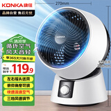 康佳（KONKA）电风扇家用空气循环扇遥控风扇小型台式小风扇桌面台扇节能大风量摇头轻音交流定频电扇 KF-XH2002
