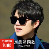 墨镜女夏潮防紫外线高级感2025新款男开车太阳眼镜防晒眼睛GM同款 V款-无点
