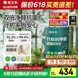 嘉宝莉（CARPOLY）内墙乳胶漆竹炭抗甲醛五合一墙面漆抗菌防霉环保油漆涂料25kg/18L
