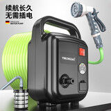 银龙岛（YINLONGDAO）农村菜地淋菜浇菜神器浇水机充电式户外抽水泵农用浇地移动抽水器 198AH锂电双核水泵-30米高压管