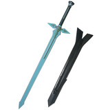 刀剑神域夜空之剑cosplay桐人道具 阐释者逐暗者动漫周边舞台表演 大号带皮鞘玩具刀剑 白剑逐暗者108CM+皮鞘