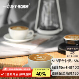 MHW-3BOMBER轰炸机咖啡拿铁杯 咖啡杯 咖啡厅家用 拉花杯 简约陶瓷杯碟 防烫 【加厚杯口】拿铁杯-米白色280ML