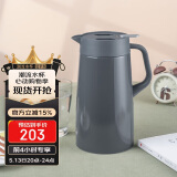 虎牌（TIGER）保温壶 304不锈钢时尚保温壶PWO-A16C-HD 深灰色 1.6L