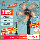 华生（Wahson）电风扇落地扇金属铝叶风扇立式大风量电扇工业扇18吋低噪省电家用宿舍办公交流定频风扇 FS-D1805