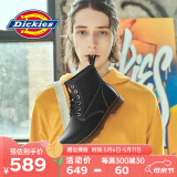 Dickies马丁靴男鞋春季英伦风靴子男百搭高帮皮靴男女情侣靴潮流工装鞋子 黑色S28（男款） 42