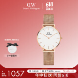 丹尼尔惠灵顿（DanielWellington）DW手表女表 简约女士手表 时尚欧美表送女友520礼物DW00100163