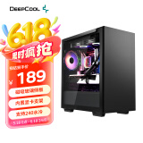九州风神（DEEPCOOL） 魔方110磁吸式电脑机箱 黑色款（水冷机箱/磁吸侧板/内置显卡支架）