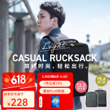 SANWA SUPPLY 双肩包男 电脑包女 商务背包 通勤笔记本包 简约时尚大学生书包 黑色 13.3英寸
