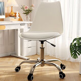 沐含玥家用电脑椅子宿舍简约透明凳子卧室书房旋转升降靠背椅办公学习椅