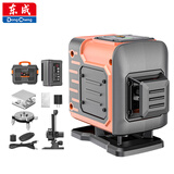 东成8线水平仪红外线高精度激光自动调平建筑细线强光平水仪DTX4V-8E