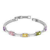 XUPING旭平首饰浅彩色时尚小巧精致百搭手链X001128560 浅彩色