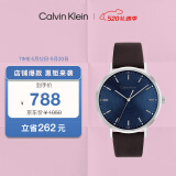 凯文克莱（Calvin Klein）CK手表摩登款皮带简约石英男表生日礼物男25200052