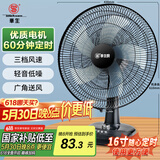华生（Wahson）电风扇/台扇/低音风扇/16吋大风量家用办公电扇交流定频风扇 WS-A1603