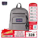 JANSPORT杰斯伯双肩包男旅行背包书包女多隔层高中大学生包 47JK7H6 雾灰-隔层/侧袋
