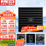 潜水艇（Submarine）BTK50-10黄铜烤漆黑色地漏卫生间淋浴防臭地漏 大排量地漏50管径