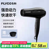 飞科（FLYCO）电吹风机家用便携冷热风护发速干吹风筒2000w大功率FH6231