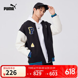彪马PUMA外套男女春季复古情侣棒球服 BOMBER JACKET 677373 M