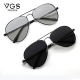 威古氏（VEGOOS）日夜两用高清偏光墨镜男 变色夜视镜开车专用驾驶太阳镜