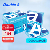 Double A  70g  A4 复印纸500张/包  5包/箱（2500张）