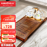 金灶（KAMJOVE）全自动上水功夫茶具套装 茶道泡茶壶 鸡翅木茶盘套装茶台R-350A 搭配泡茶壶G9