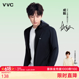 VVC成毅同款防晒衣男女502UV防晒服凉感透气冰丝皮肤衣外套 时尚黑 L （160-170/60KG-75KG）