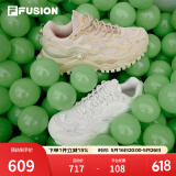 FILA FUSION斐乐女鞋BIANCO老爹鞋季新款硬糖鞋休闲鞋厚底运动鞋女 棉花糖/银-MM 37.5