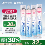 维德（WELLDAY）氧气瓶便携式孕妇老人家用吸氧气呼吸器高原反持续供氧鼻吸式1L*4