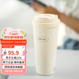 乐扣乐扣（LOCK&LOCK）遇见元气保温保冷咖啡杯带茶网男女车载水杯550mL白色LHC3300WHT