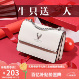 啄木鸟（TUCANO）包包女款2025年牛皮时尚链条小方包单肩斜挎包实用母亲节礼物