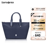 新秀丽（Samsonite）休闲出街女士单肩斜挎包托特包手提包女包 KN5藏蓝色 夏季出游