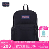 JANSPORT杰斯伯双肩包男旅行背书包电脑包女休闲学生校园情侣520 4QUT008爵士黑-带侧边袋