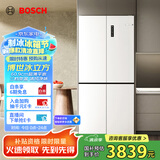 博世（BOSCH）【冰立方】497升十字对开四门超薄微平嵌入式冰箱 国家补贴20%冰箱 净味变温一级能效K1EC49208C