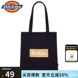 dickies撞色字母印花大容量单肩包 休闲手提包 单肩包 9694 黑色
