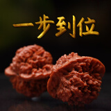 山中玉文玩核桃狮子头手把玩古麻核桃核头蛤蟆手盘把件男女送520送礼物 毕业级45满天星1对+升级工具