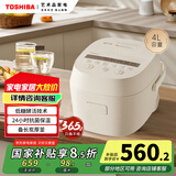 东芝（TOSHIBA）三维加热健康酵活4L电饭煲 智能米量判定 24H抗菌保温 鲜米煲系列 RC-15DHUC(WY)