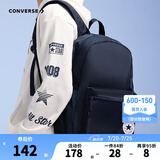 Converse双肩背包中学生书包青少年秋季新款大容量电脑包 藏青蓝 M【43*30*11cm 约14.2L】