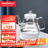 金灶（KAMJOVE） 电热水壶烧水壶拉弧式耐热玻璃电茶炉电茶壶 家用0.8升自动断电煮水壶电水壶T-717 【一键煮水 快速沸腾】 0.8L