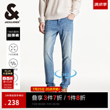 杰克·琼斯（JACK&JONES）春夏季男装牛仔裤男弹力修身裤子男百搭男裤休闲男士牛仔裤四季款 E39 牛仔蓝 33 180 W33/L32