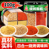 川珍四合一烧烤撒料100g真材实料烧烤料孜然粉芝麻盐辣椒粉五香粉组合