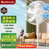 格力（GREE）【格力造-品质推荐】大风量落地扇家用电风扇摇头轻音柔风电扇科技风节能宿舍风扇 FD-40X77Bh5