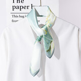 达芬奇密码真丝丝巾女士围巾桑蚕丝披肩100%真丝送妈妈礼物 含翠