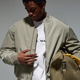 CHINISM CH赤尘基础款飞行员夹克外套男士秋冬加厚棉衣美式复古情侣棉服 苔藓绿 M