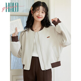 Halo Queen短外套女旷野美拉德春秋休闲棒球服外套夹克新品H143U2014